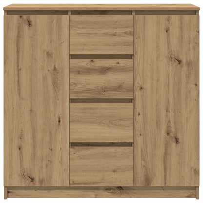 Příborník Se Zásuvkami, Dub Řemeslný, 100,5 X 35 X 98,5 Cm, Konstrukční Dřevo