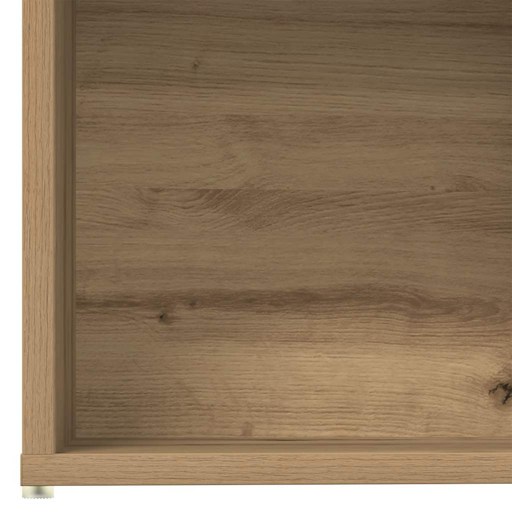 Knihovny 3 Ks Dub Artisan Kompozitní Dřevo