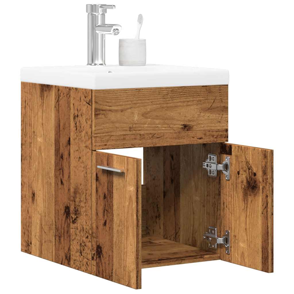 Koupelnová Skříňka Se Zápustným Umyvadlem Old Wood Staré Dřevo