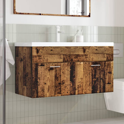 Koupelnová Skříňka Se Zápustným Umyvadlem Old Wood Staré Dřevo