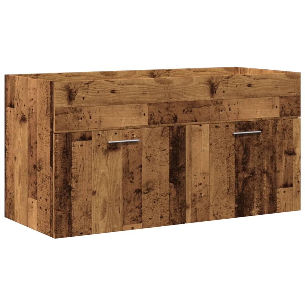 Koupelnová Skříňka Se Zápustným Umyvadlem Old Wood Staré Dřevo