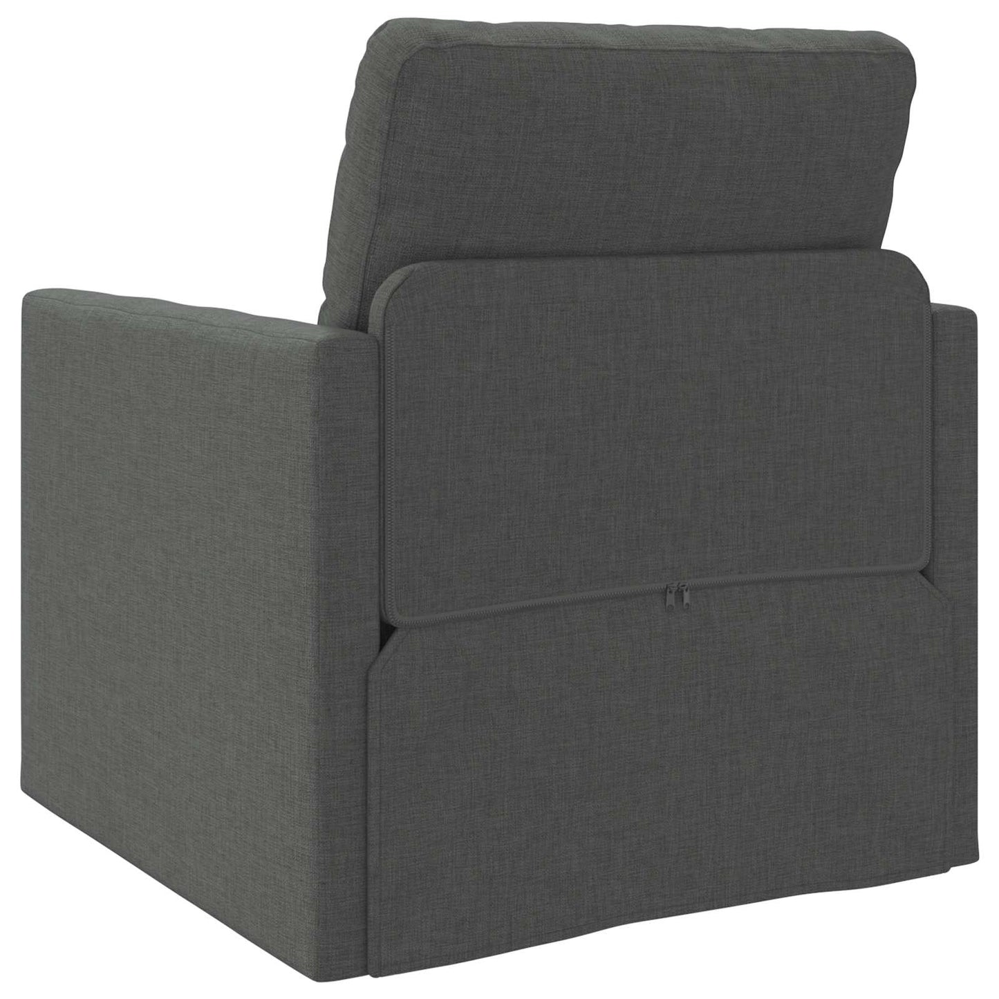 Pohovka Na Spaní 60Cm Tmavě Šedá Textil