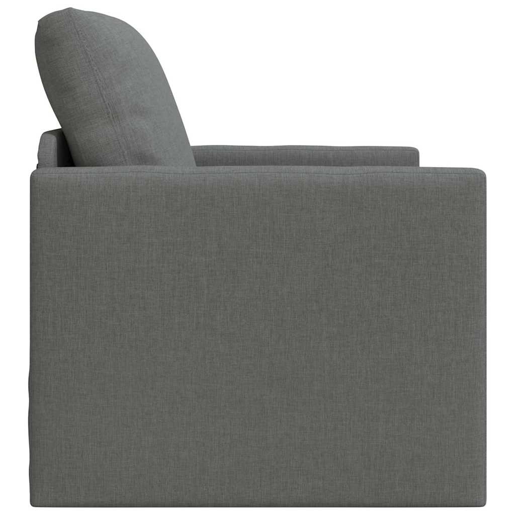 Pohovka Na Spaní 60Cm Tmavě Šedá Textil