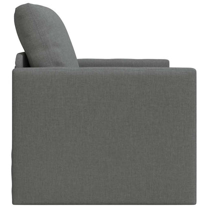 Pohovka Na Spaní 60Cm Tmavě Šedá Textil