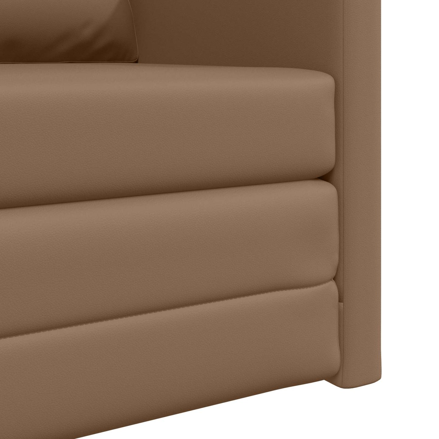 Pohovka Na Spaní 60Cm Cappuccino Umělá Kůže