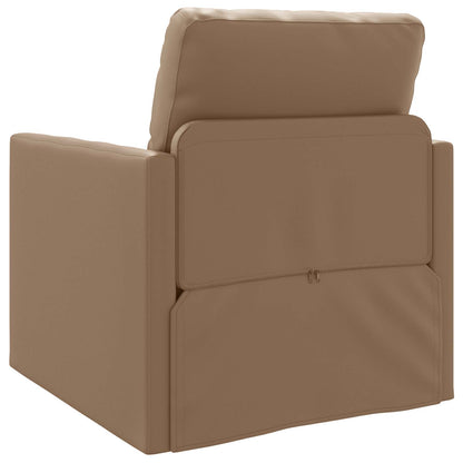 Pohovka Na Spaní 60Cm Cappuccino Umělá Kůže