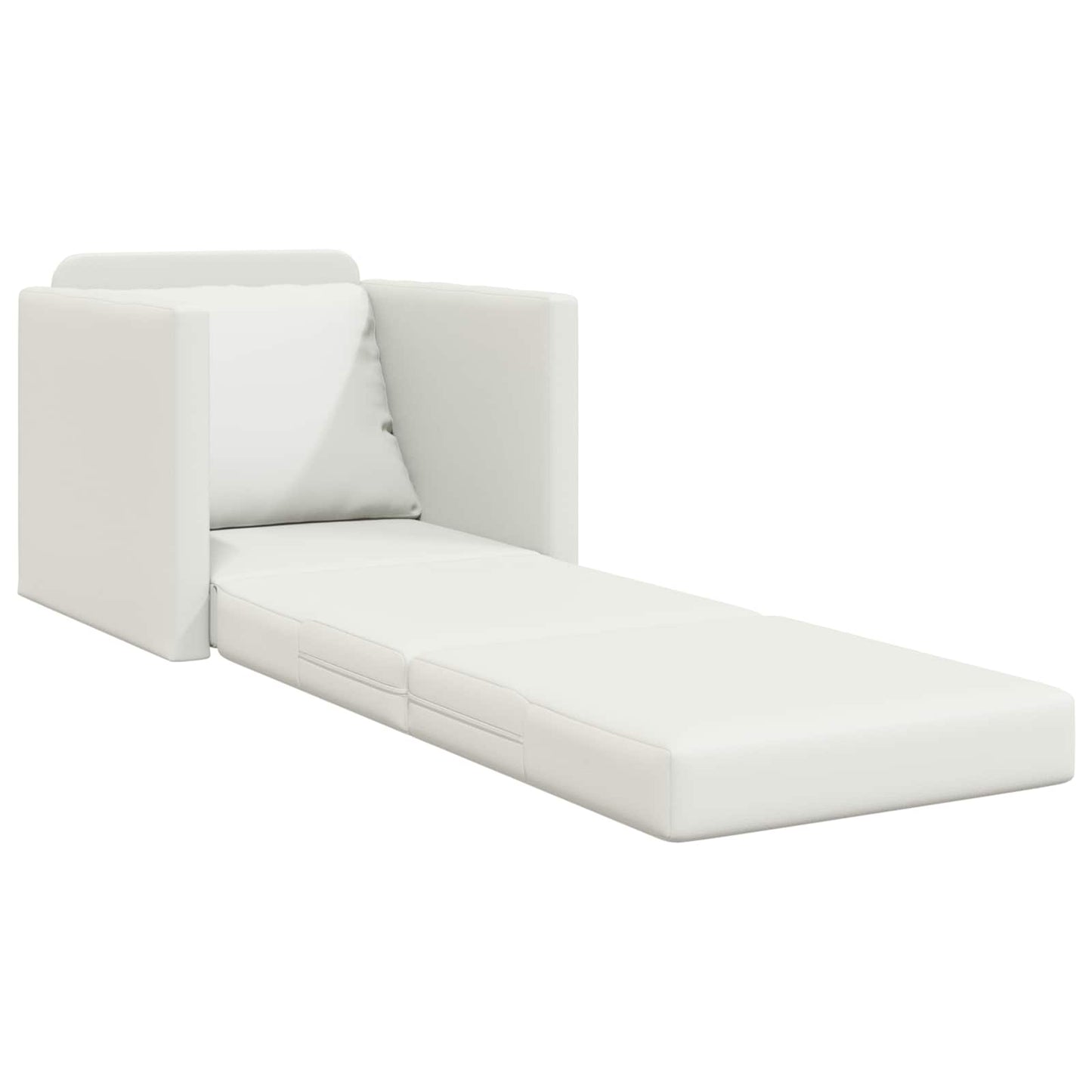 Pohovka Na Spaní 60Cm Bílá Umělá Kůže