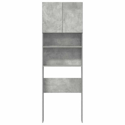 Skříňka Na Pračku Concrete Grey 64X24X190 Cm Dřevěná Konstrukce