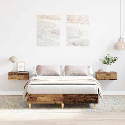 Rám Postele Bez Matrace Staré Dřevo 120X200 Cm Kompozitní Dřevo