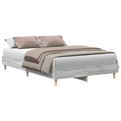 Rám Postele Bez Matrace Grey Sonoma 135X190 Cm Kompozitní Dřevo