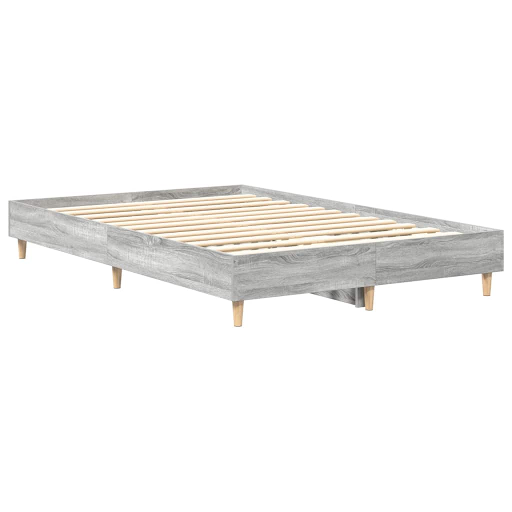 Rám Postele Bez Matrace Grey Sonoma 135X190 Cm Kompozitní Dřevo