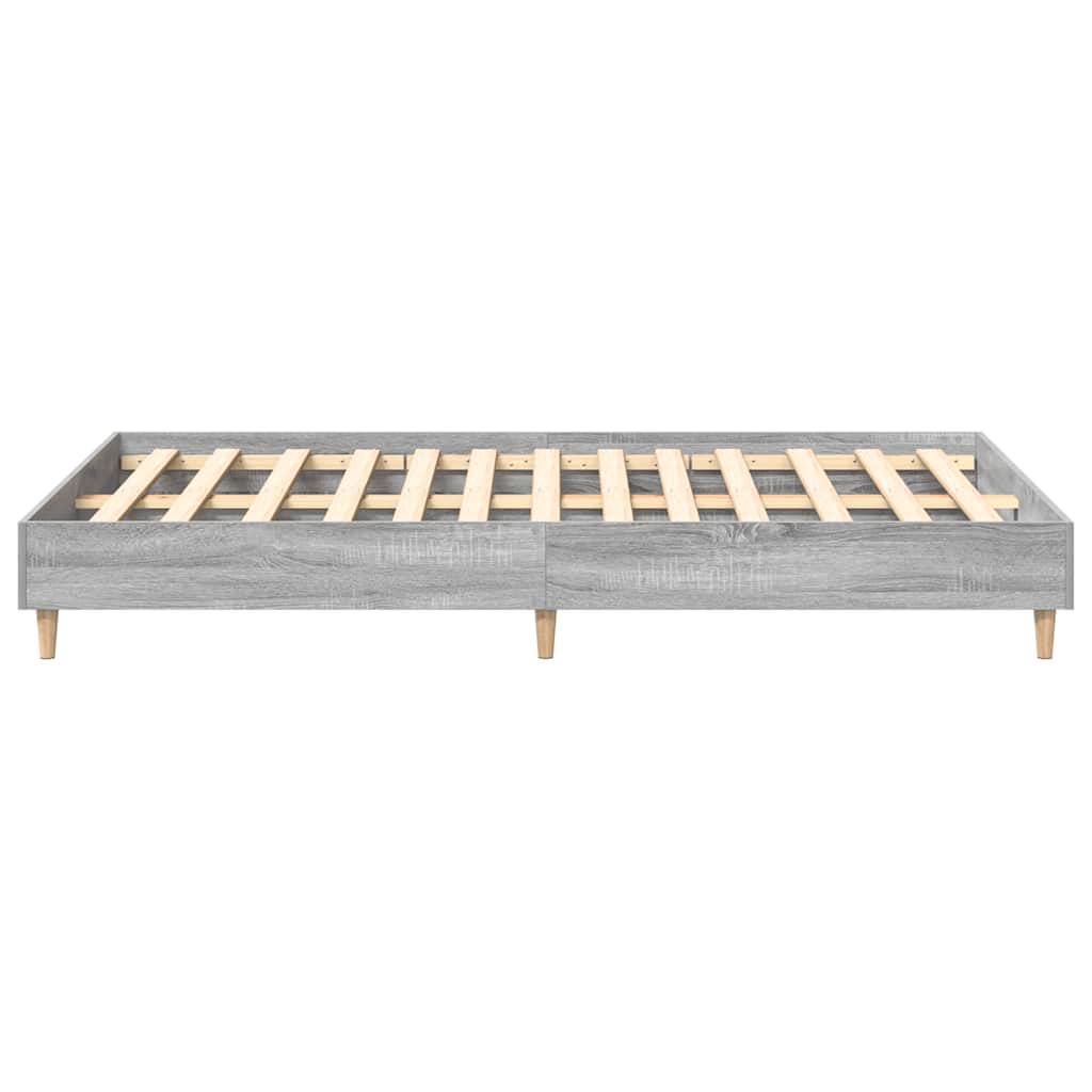 Rám Postele Bez Matrace Grey Sonoma 135X190 Cm Kompozitní Dřevo