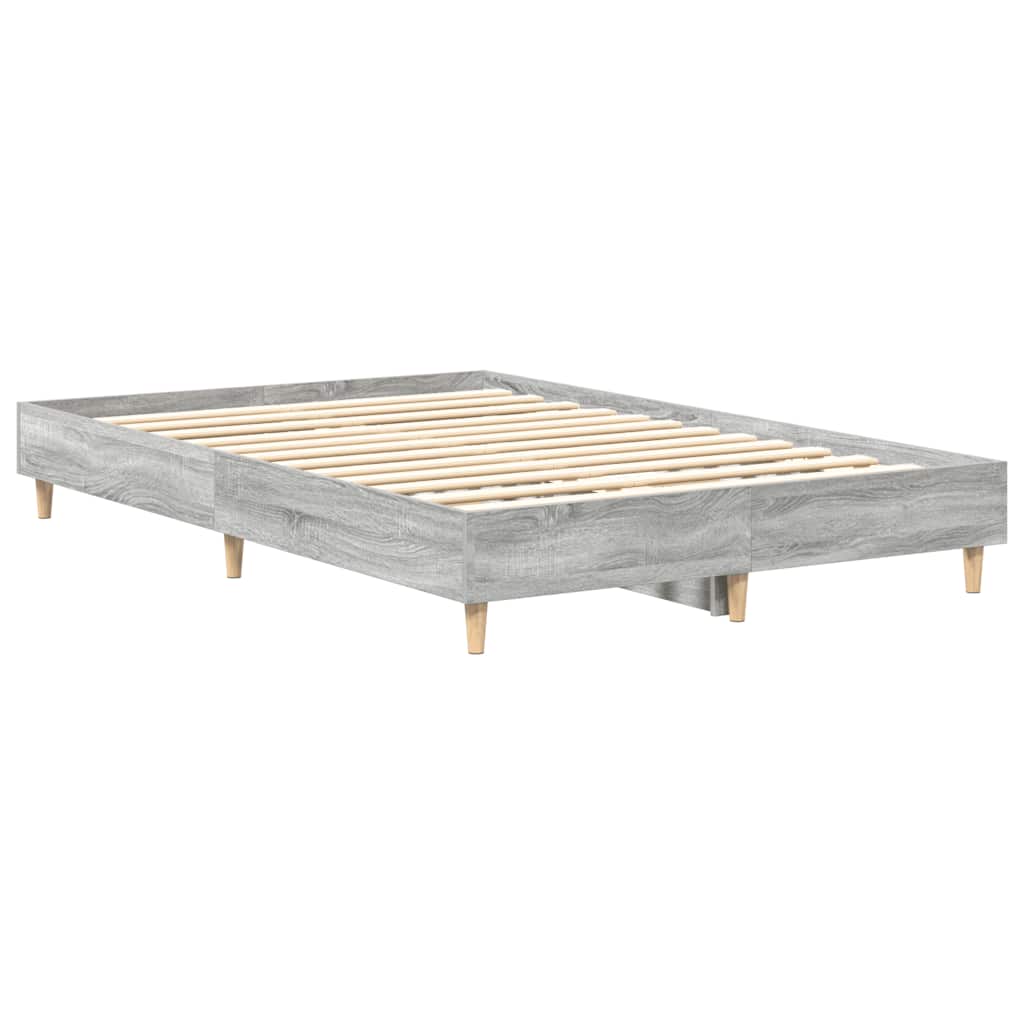 Rám Postele Bez Matrace Grey Sonoma 135X190 Cm Kompozitní Dřevo