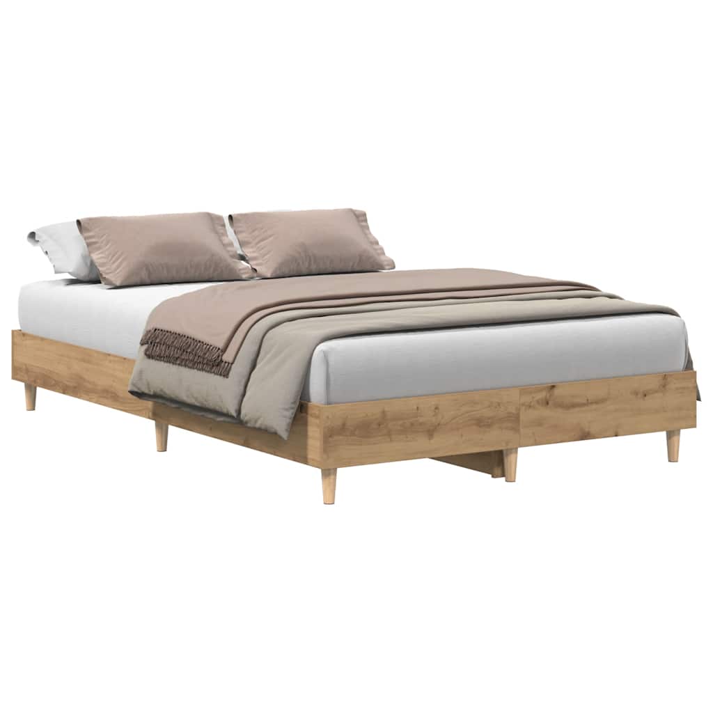 Rám Postele Bez Matrace Artisan Dub 120X190 Cm Kompozitní Dřevo