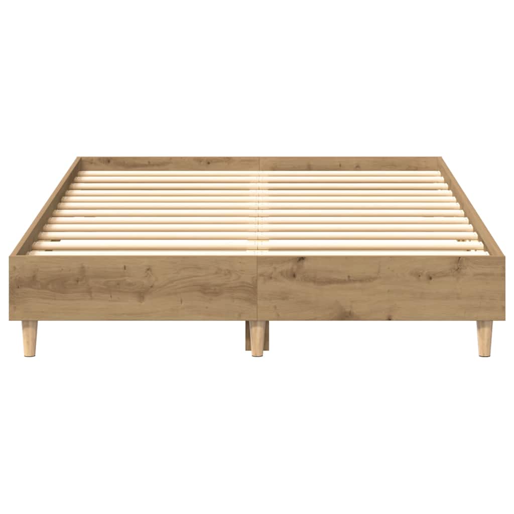Rám Postele Bez Matrace Artisan Dub 120X190 Cm Kompozitní Dřevo