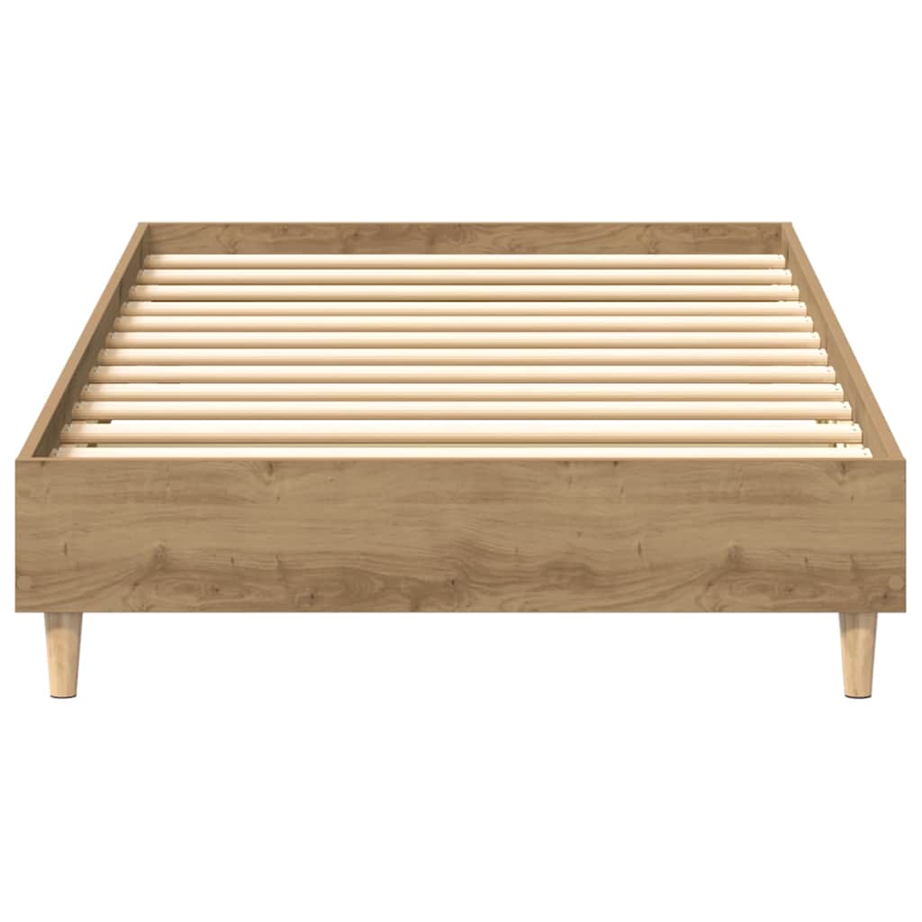 Rám Postele Bez Matrace Artisan Dub 75X190Cm Dřevěné Konstrukce