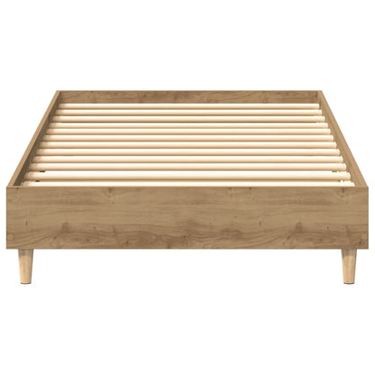 Rám Postele Bez Matrace Artisan Dub 75X190Cm Dřevěné Konstrukce