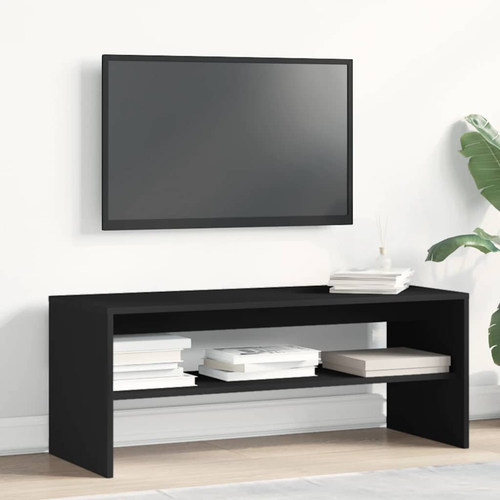 Tv Stolek Černý Dřevotříska