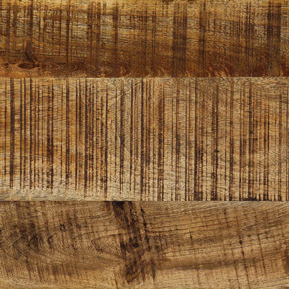 Vysoký Bufet Hnědá 70 X 35 X 180 Cm Masivní Mangové Dřevo