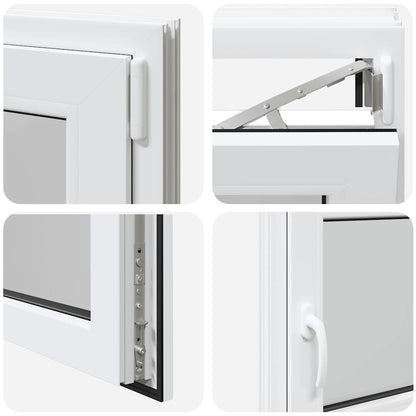 Sklepní Okno Risor 110X50 Cm Sklopné&Otočné Din Pravé Bílé