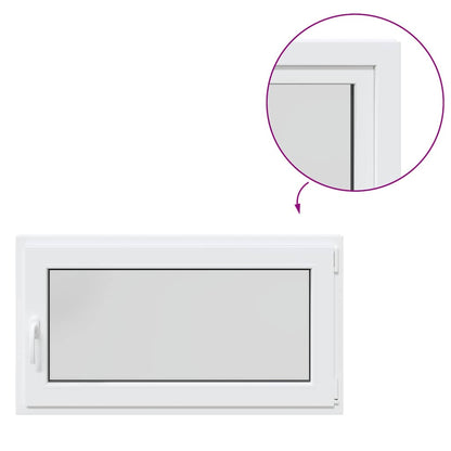 Sklepní Okno Risor 110X60 Cm Sklopné&Otočné Din Pravé Bílé