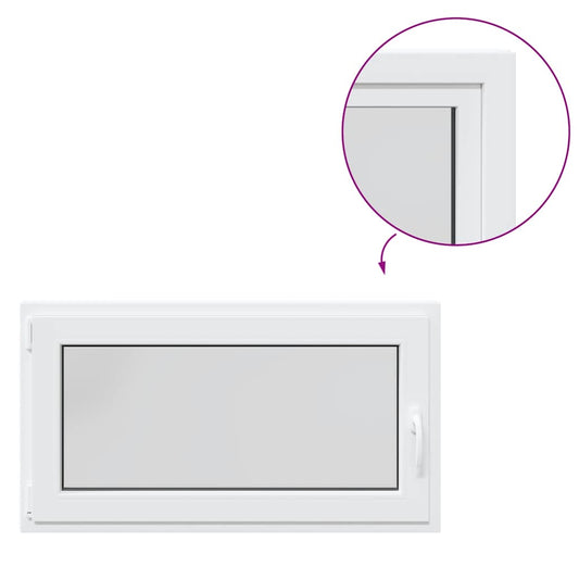 Sklepní Okno Risor 110X60 Cm Sklopné&Otočné Din Levé Bílé