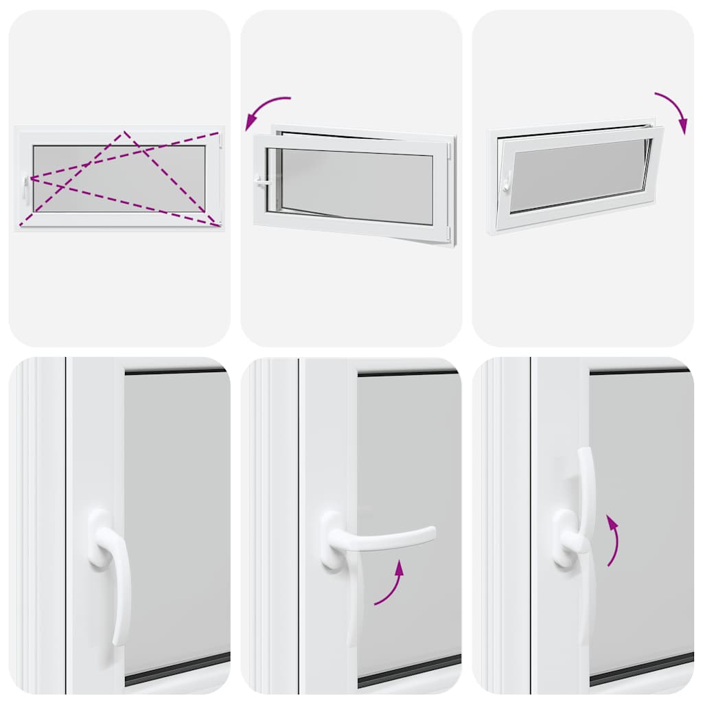 Sklepní Okno Risor 120X60 Cm Sklopné&Otočné Din Pravé Bílé