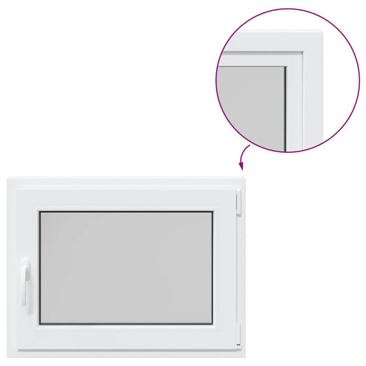 Sklepní Okno "Risor" 80X60 Cm Sklopné&Otočné Din Pravé Bílé