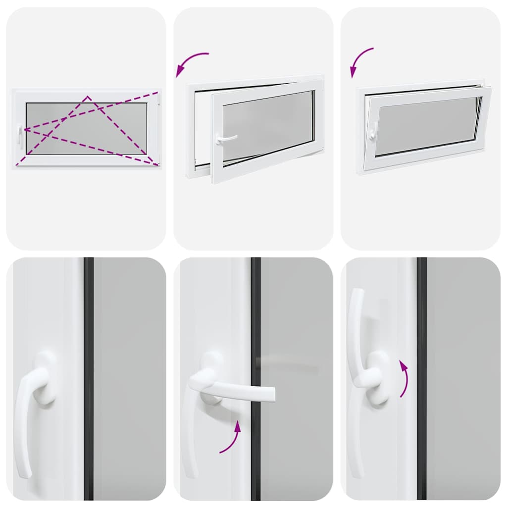 Sklepní Okno Risor 110X60 Cm Sklopné&Otočné Din Pravé Bílé