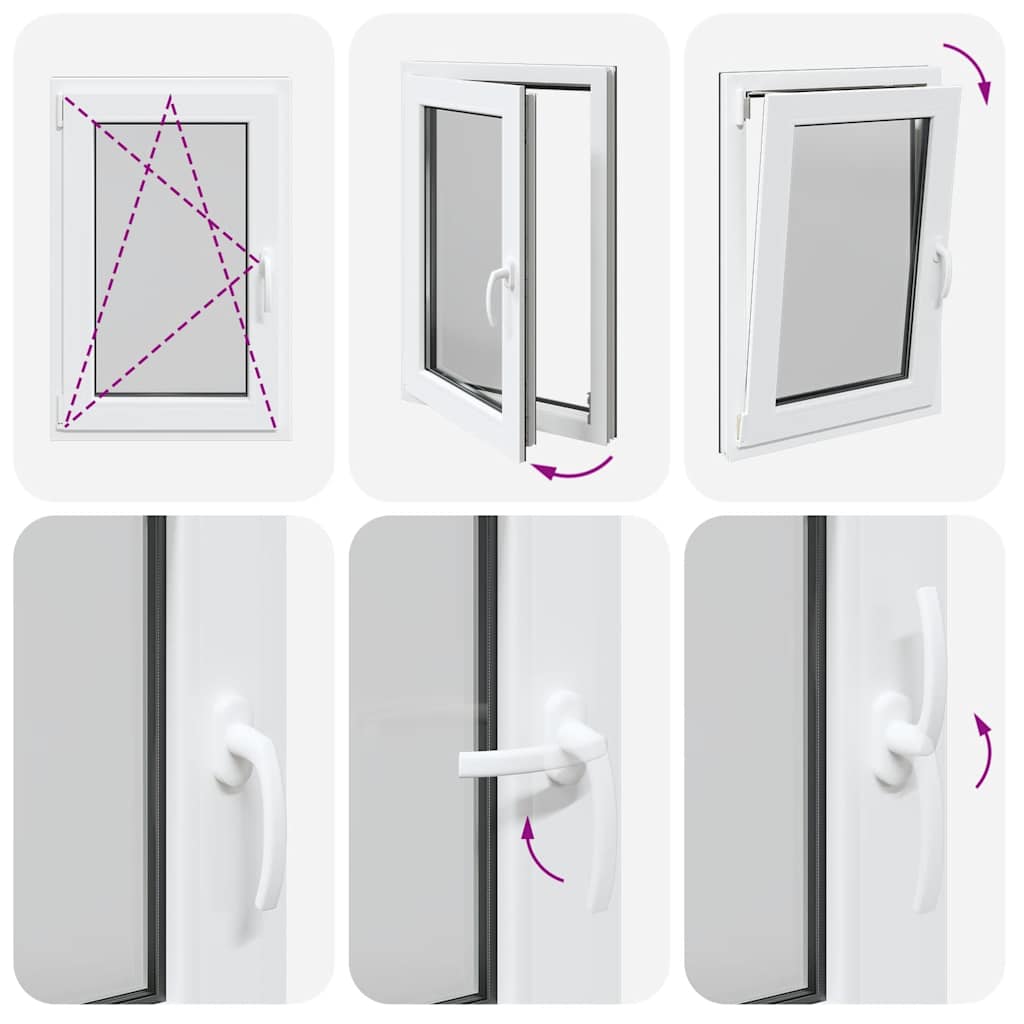 Sklepní Okno Risor 60X90 Cm Sklopné&Otočné Din Levé Antracitové