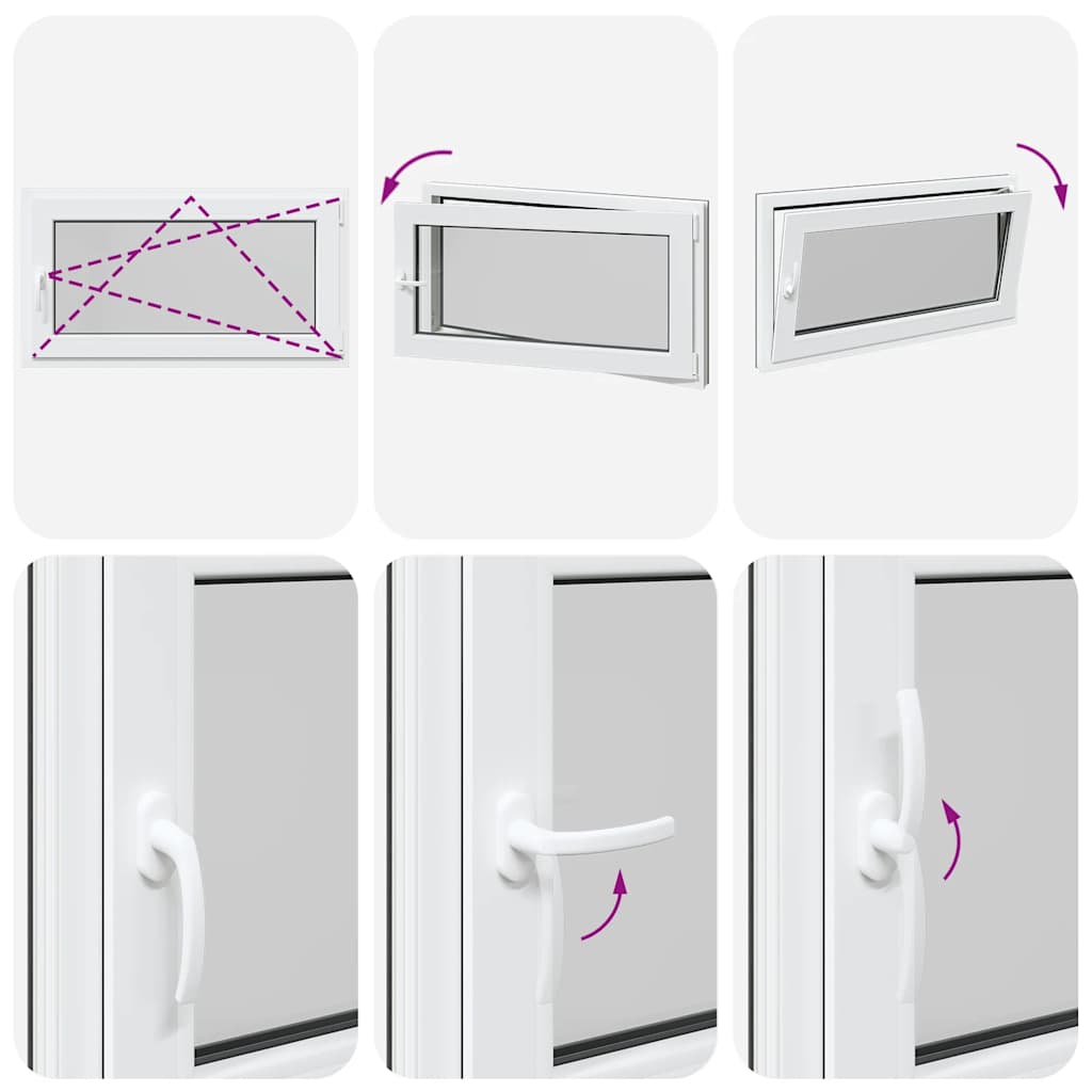 Sklepní Okno Risor 110X50 Cm Sklopné&Otočné Din Pravé