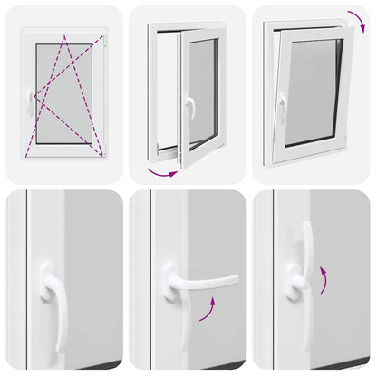 Sklepní Okno 60X90 Cm Výklopné&Otočné Din Pravé Antracitové