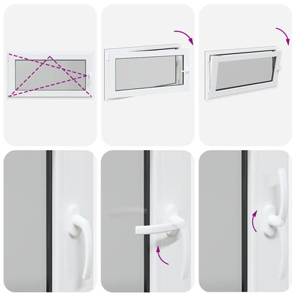 Sklepní Okno Risor 110X60Cm Sklopné&Otočné Din Levé Antracitové