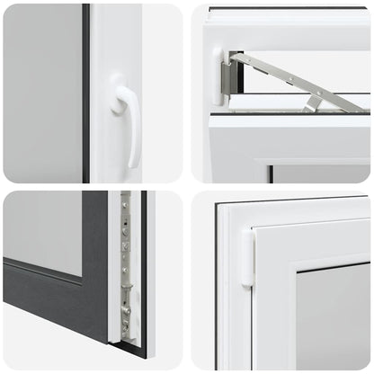 Sklepní Okno Risor 110X60Cm Sklopné&Otočné Din Levé Antracitové