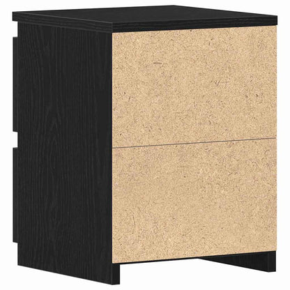 Noční Skříňka 2 Pcs Černý Dub 30 X 30 X 40 Cm Kompozitní Dřevo