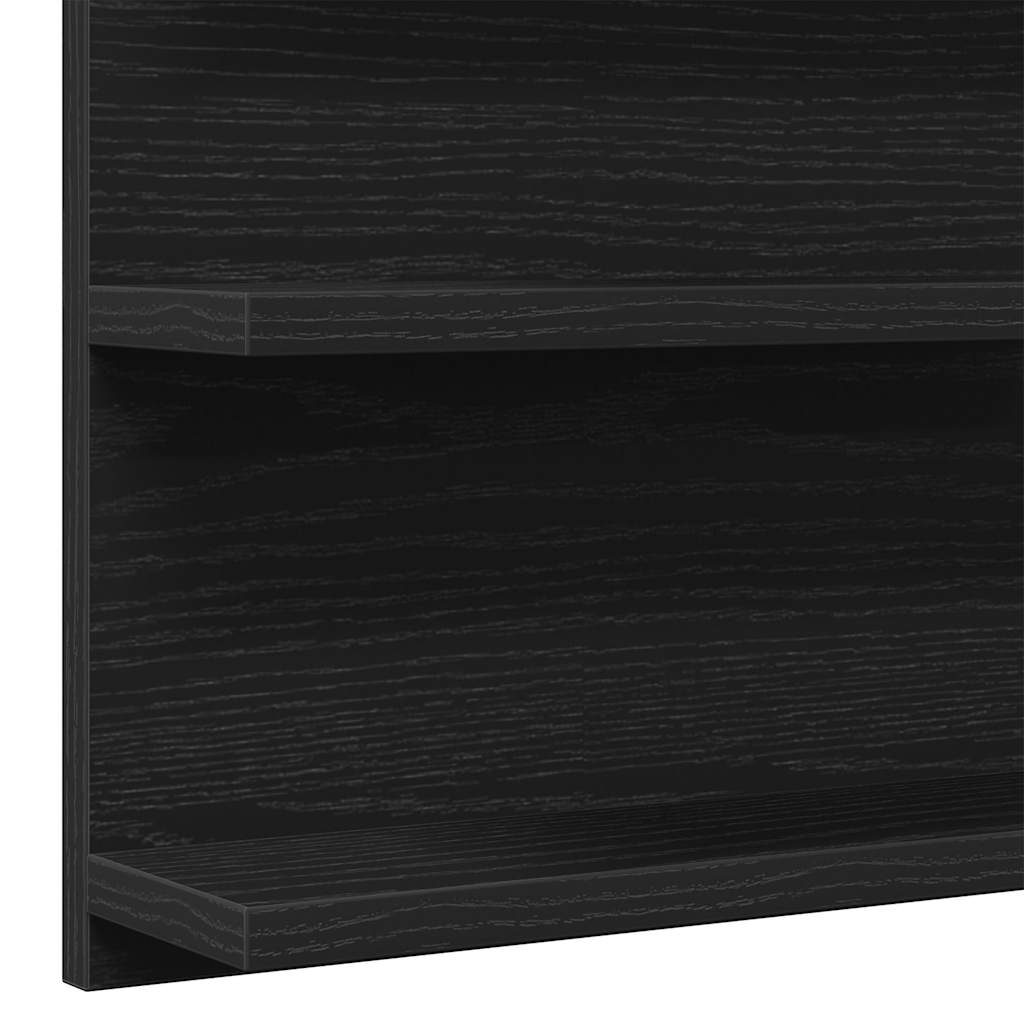 Zrcadlová Skříňka Do Koupelny, Černý Dub, 90 X 11 X 45 Cm, Imitace Dřeva