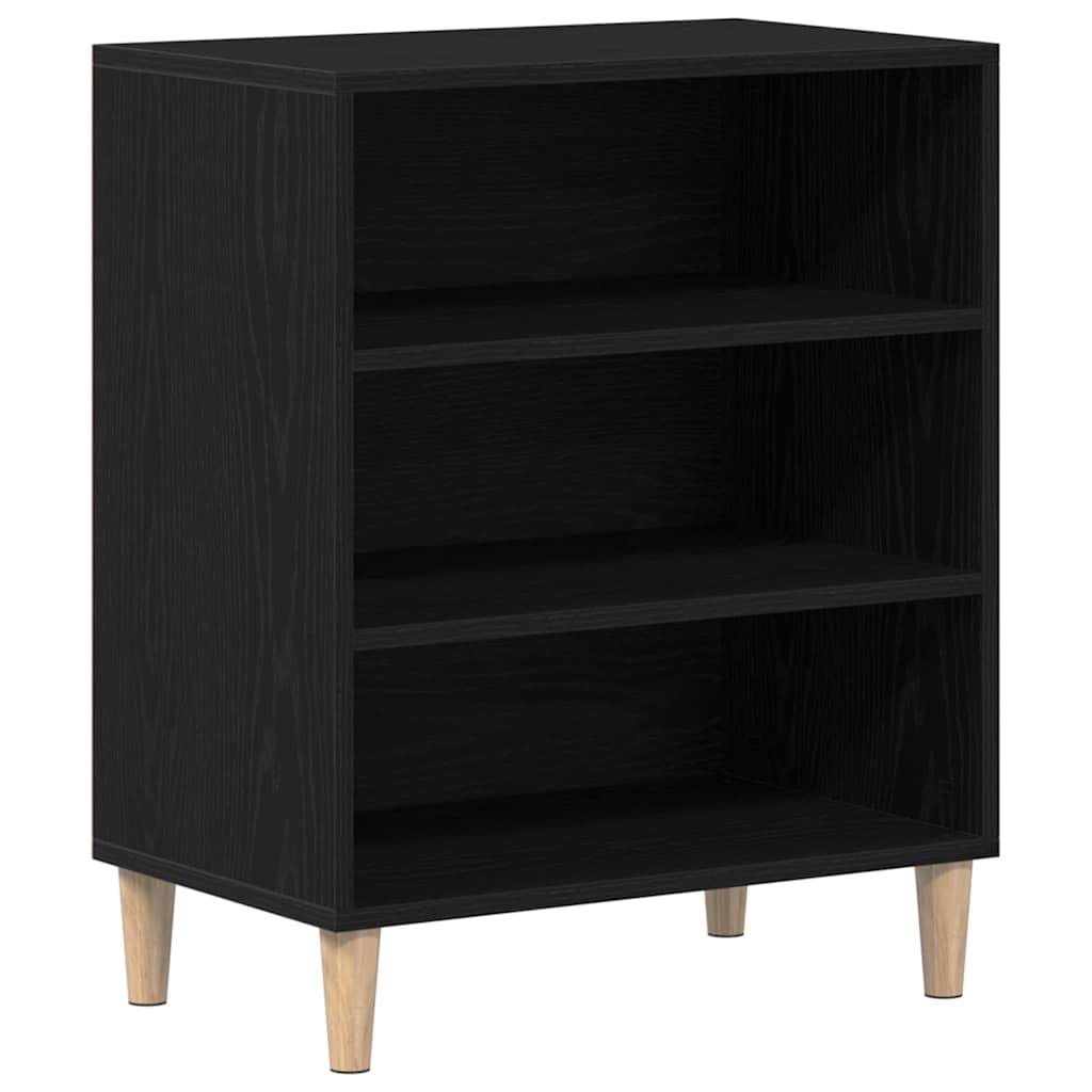 Servírovací Skříň Černý Dub 57 X 35 X 70 Cm Kompozitní Dřevo