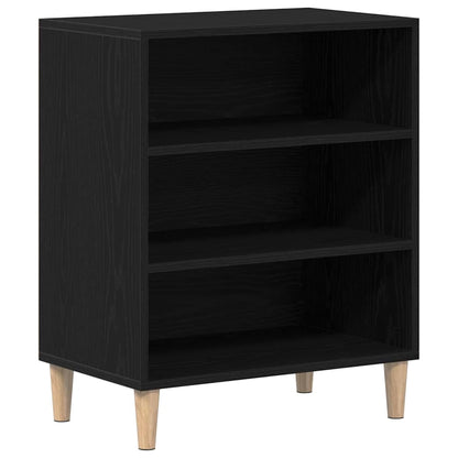 Servírovací Skříň Černý Dub 57 X 35 X 70 Cm Kompozitní Dřevo
