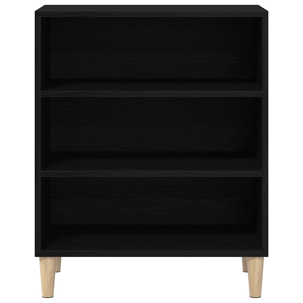 Servírovací Skříň Černý Dub 57 X 35 X 70 Cm Kompozitní Dřevo