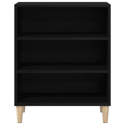 Servírovací Skříň Černý Dub 57 X 35 X 70 Cm Kompozitní Dřevo