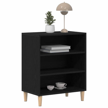Servírovací Skříň Černý Dub 57 X 35 X 70 Cm Kompozitní Dřevo