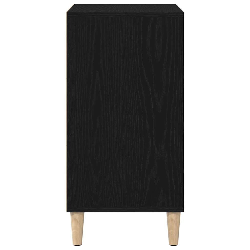 Servírovací Skříň Černý Dub 57 X 35 X 70 Cm Kompozitní Dřevo