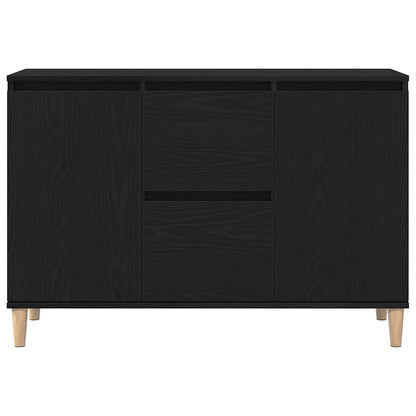 Servírovací Skříň Černá 102 X 35 X 60 Cm Kompozitní Dřevo