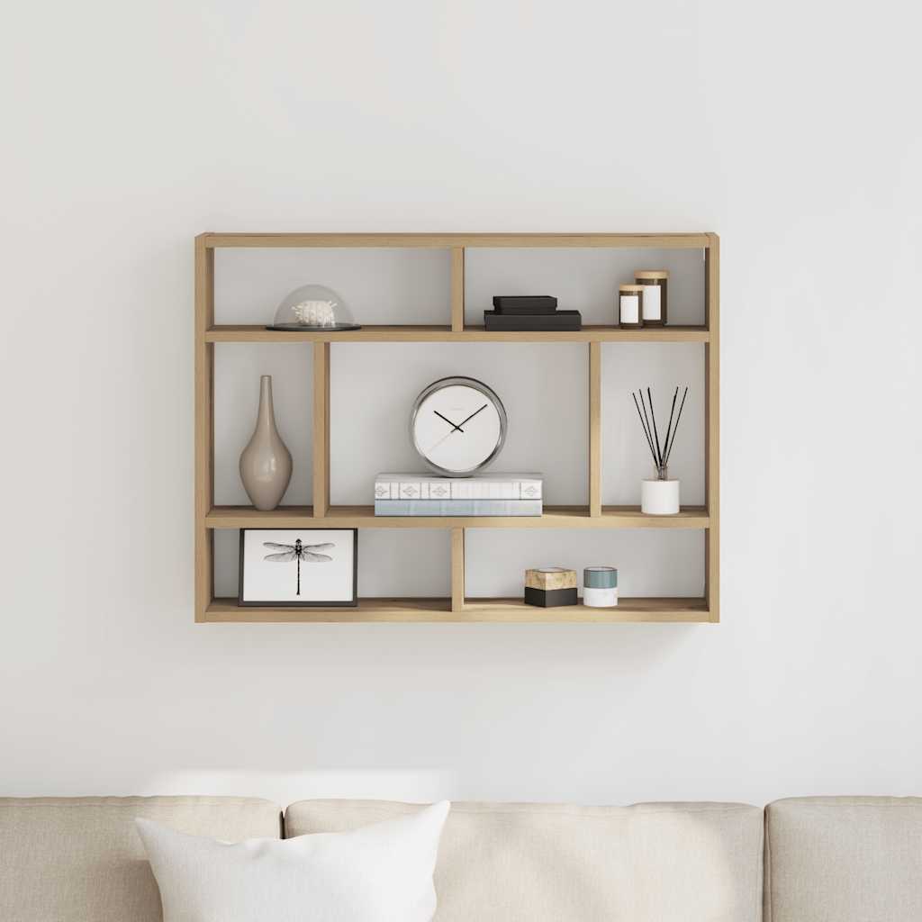 Nástěnná Police 75X16X55 Cm Kompozitní Dřevo
