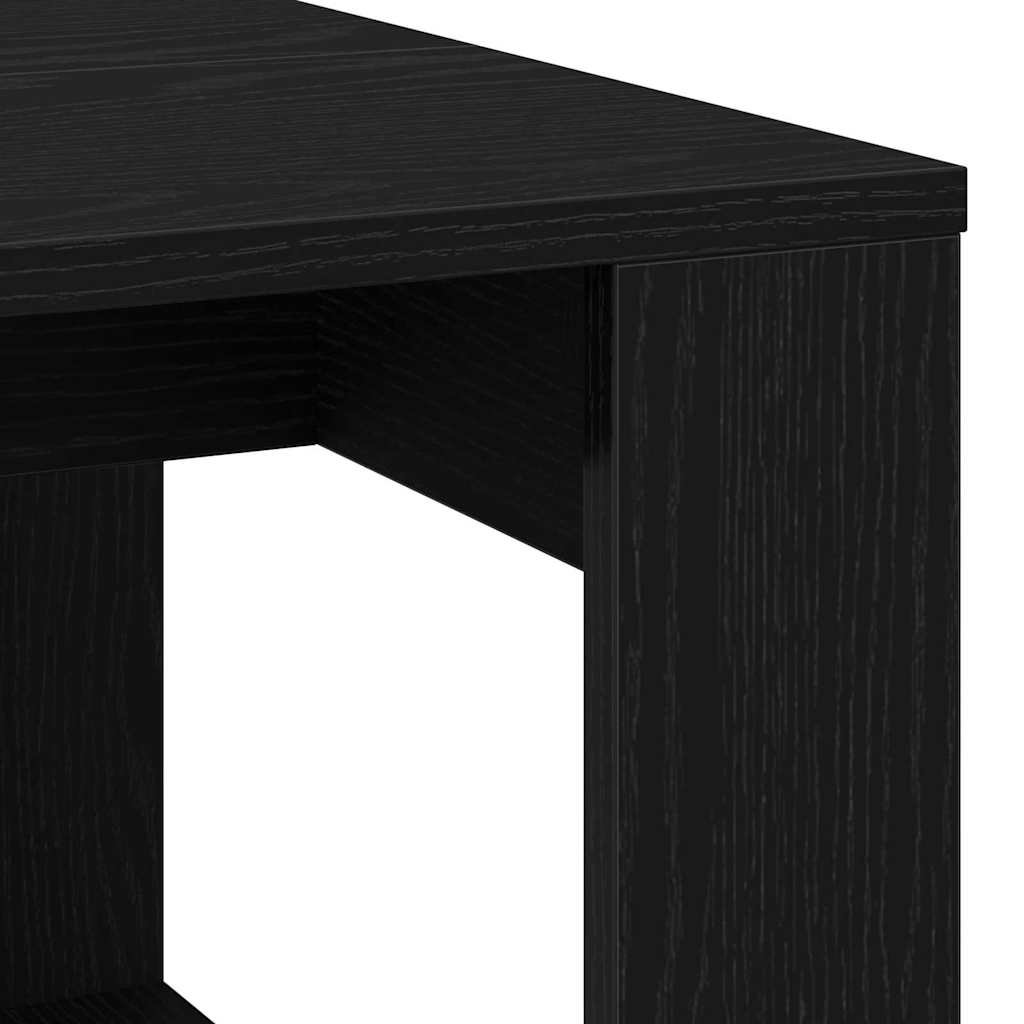 Konferenční Stolek Černý Dub 102 X 50 X 35 Cm Kompozitní Dřevo