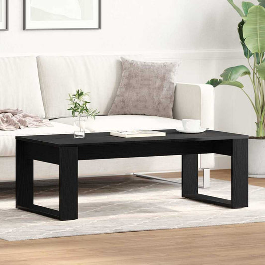 Konferenční Stolek Černý Dub 102 X 50 X 35 Cm Kompozitní Dřevo