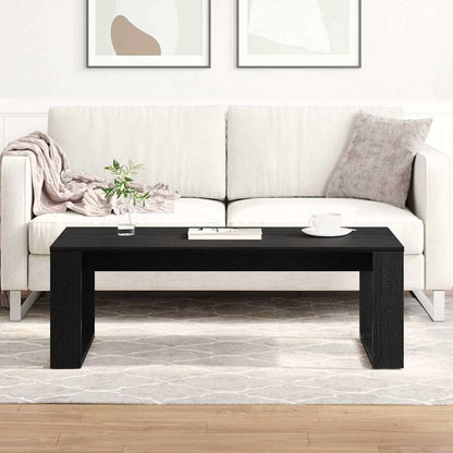 Konferenční Stolek Černý Dub 102 X 50 X 35 Cm Kompozitní Dřevo