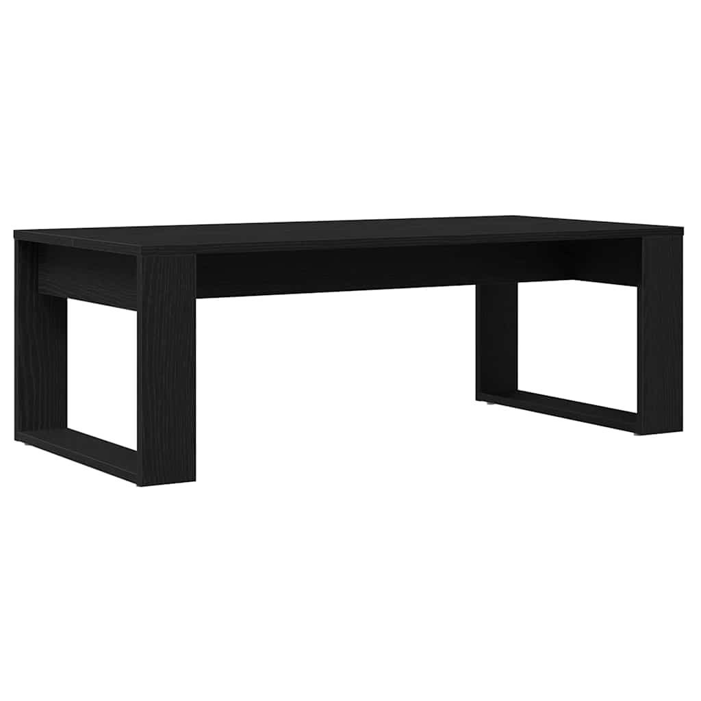 Konferenční Stolek Černý Dub 102 X 50 X 35 Cm Kompozitní Dřevo