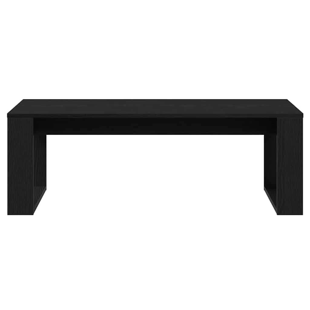 Konferenční Stolek Černý Dub 102 X 50 X 35 Cm Kompozitní Dřevo