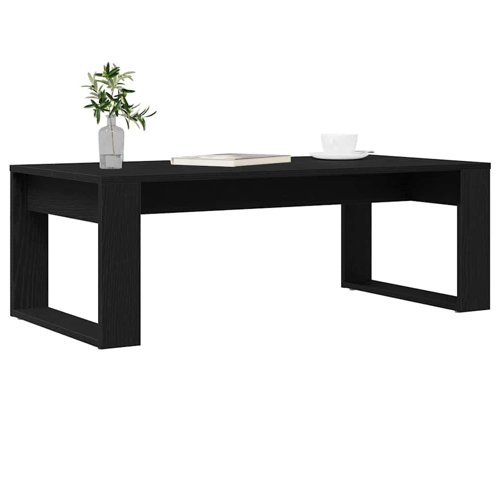 Konferenční Stolek Černý Dub 102 X 50 X 35 Cm Kompozitní Dřevo